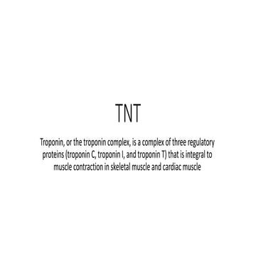 Troponin - cardiac enzymes