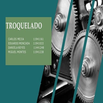 Troquelado | PPTX