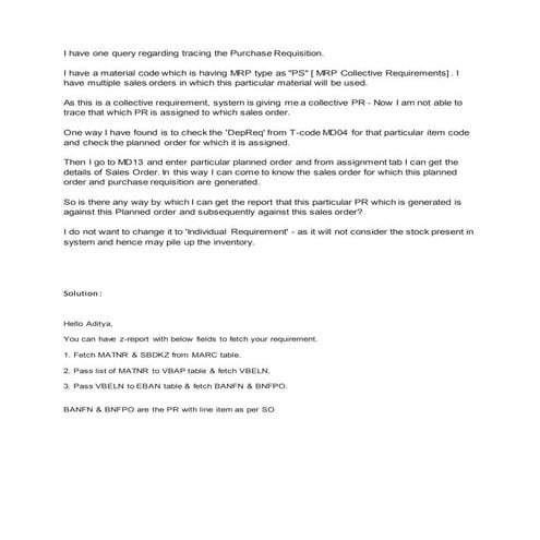 Troubleshoot experience