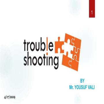 Troubleshooting