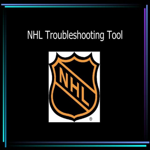 Troubleshooting Tool