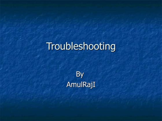 Lo1.3 diagnosing computer systems | PPT