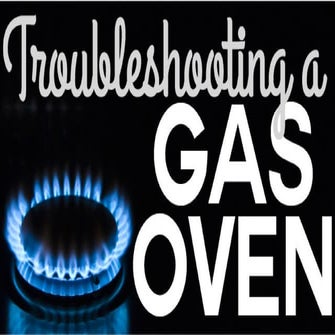 Troubleshooting a gas oven banner