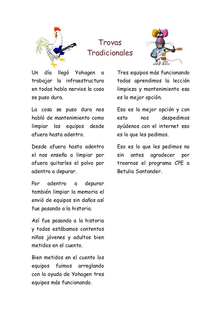 Trovas Tradicionales