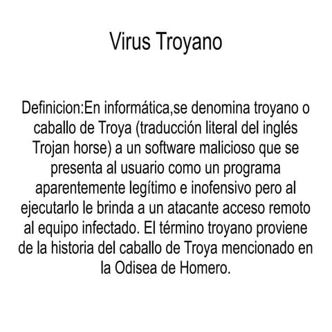 VIRUS TROYANO | ODP