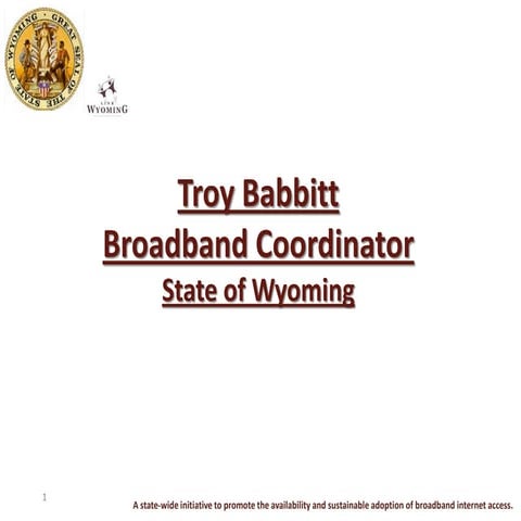 Troy Babbit, State of Wyoming