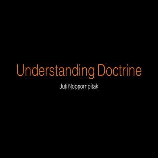 Understanding Doctrine at True Nort...