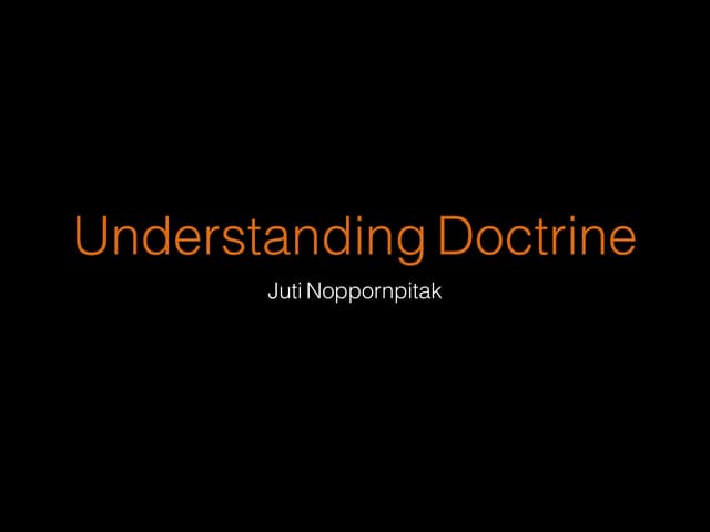 Understanding Doctrine at True North PHP 2013