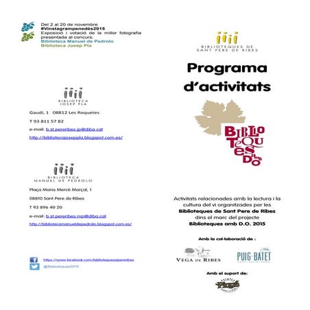 Tríptic biblioteques amb do definitiu