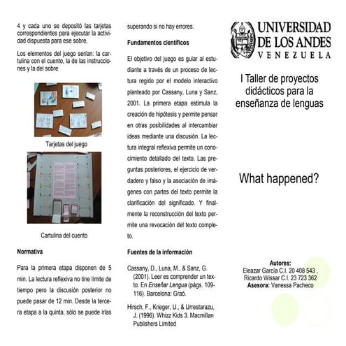 Tríptico imprimible original