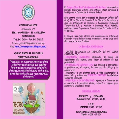 Tríptico presentación curso 15 16