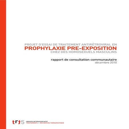 TRT-5 - Rapport consultation communautaire PrEP (final)
