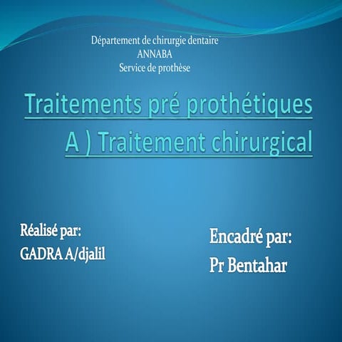 Trt chirurgical | PPTX