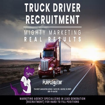 Digital Truck Driver Recruiting Strategies That Actually Work — Purplegator’s...