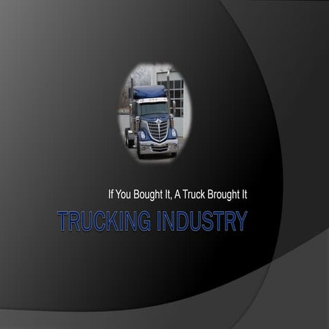 Trucking industry
