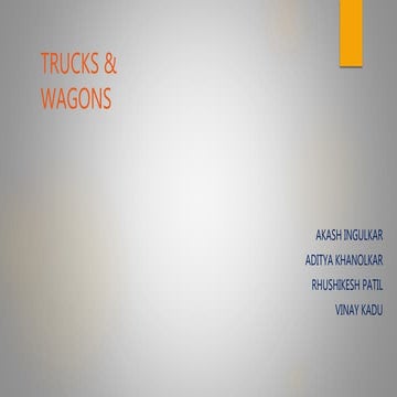 Trucks & wagons