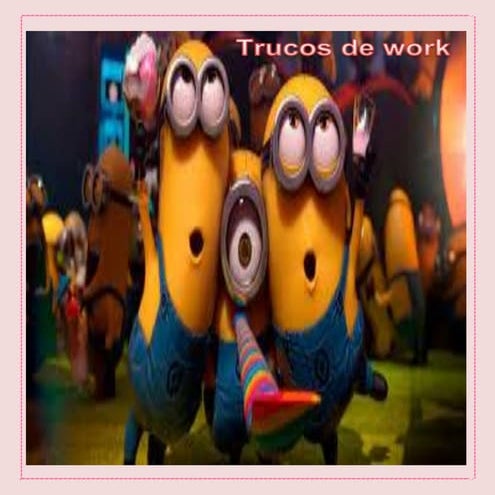 Trucos de word