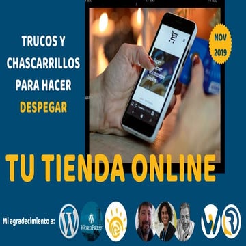 Trucos e commerce - WordPress Torrelodones Nov2019