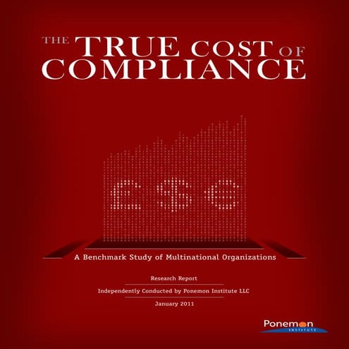 True Cost of Compliance