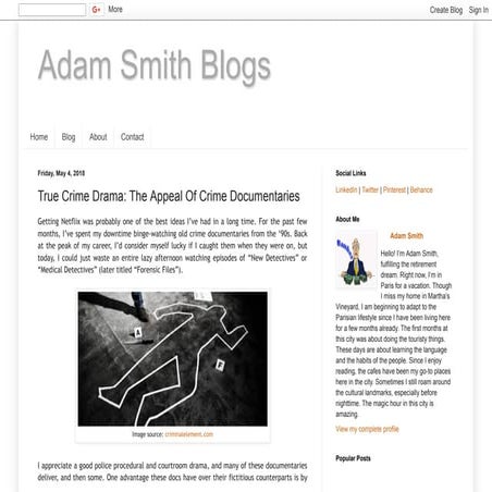 True Crime Drama: The Appeal Of Crime Documentaries | PDF