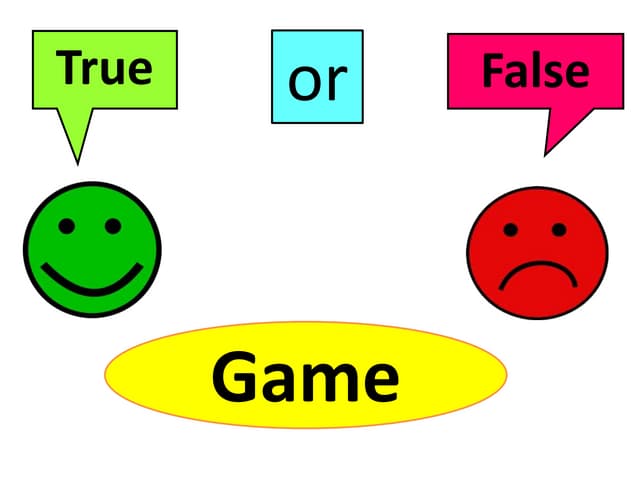 True false game PPT True false game PPT