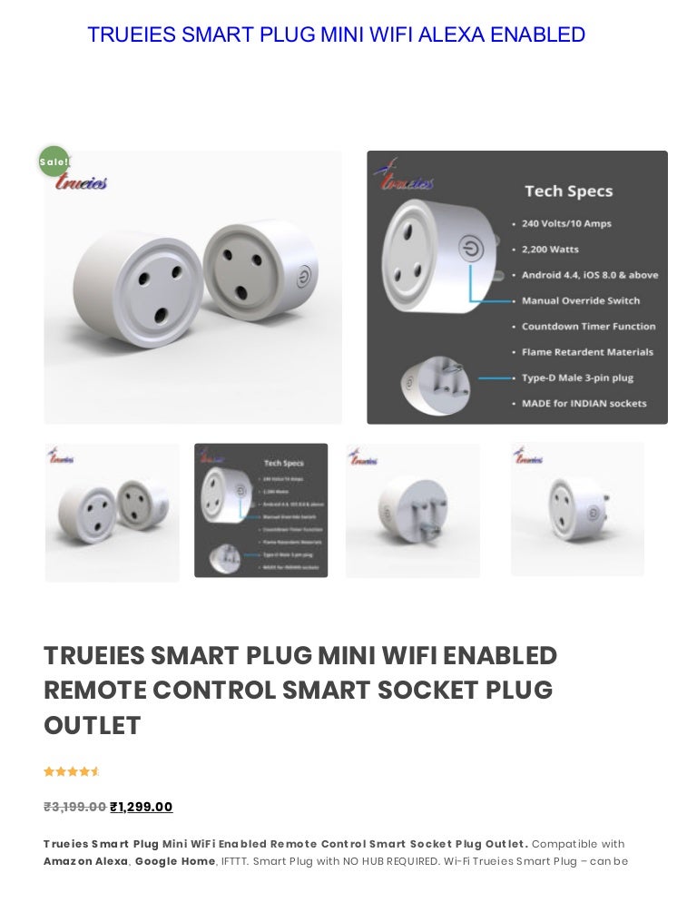 alexa enabled smart plug