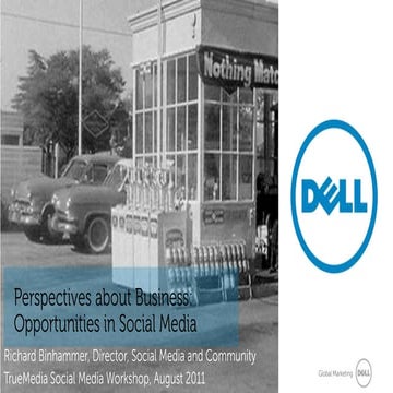 Perspectives: Business Opportunities and Social Media