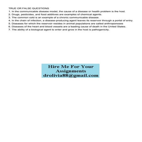 TRUE OR FALSE QUESTIONS 1 In the communicable disease model.pdf