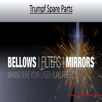 Trumpf spare parts | PPTX