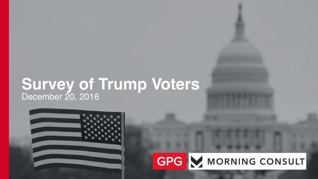 GPG Survey of Trump Voters, Decembe...
