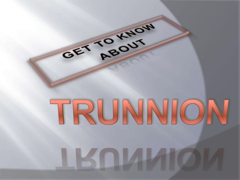 Trunnion