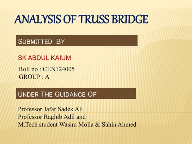 Truss analysis by graphical method | PDF