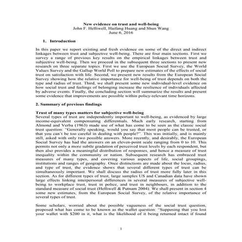 HLEG thematic workshop on Measuring Trust and Social Capital, John Helliwell
