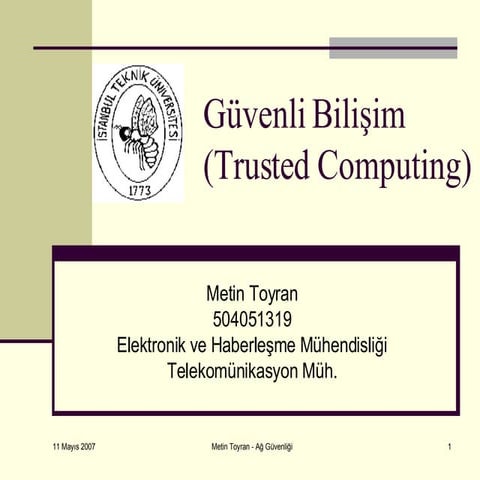 Trusted Computing