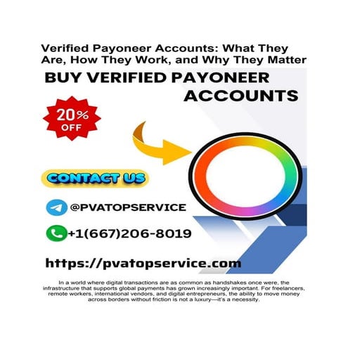 Trusted 9 Sources for Verified Payoneer Accounts in 2025 ....docx
