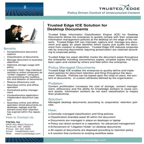 Trusted Edge Ice For Desktop Documents 2009