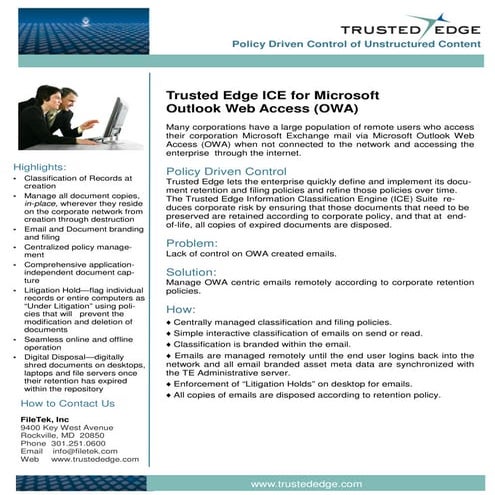 Trusted Edge Ice For Owa 2009