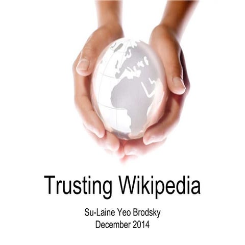 Trusting wikipedia