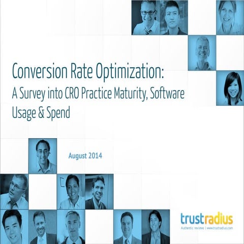 TrustRadius Conversion Rate Optimization Survey Results 2014
