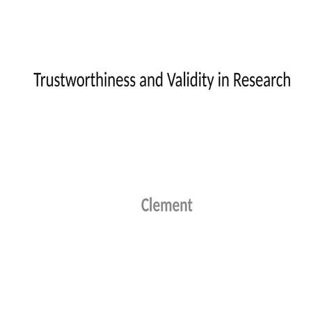 Trustworthness and Validity in presentation of  Research findings.pptx