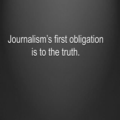 Principles of Journalism | PDF