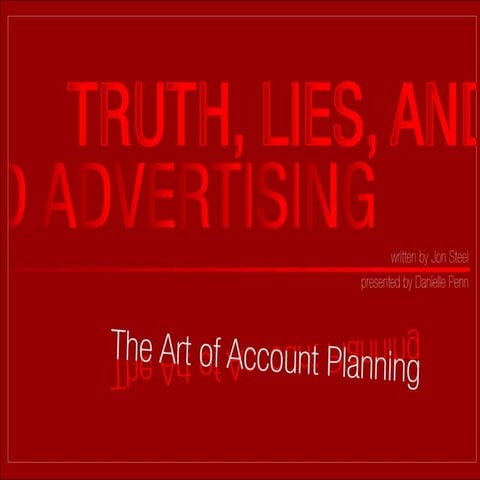 Truth Lies Presentation | PPT