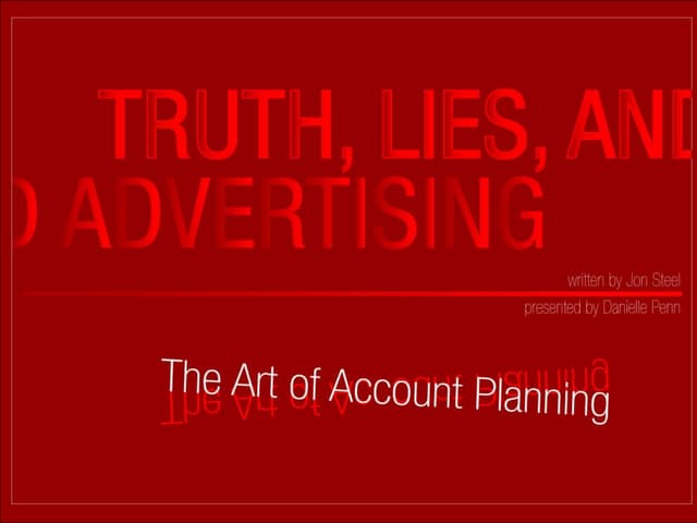 Truth Lies Presentation | PPT