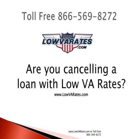 Trying to cancel your va loan