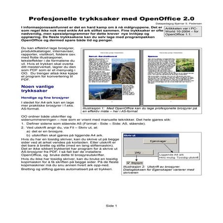 Trykksaker med oo 2.0