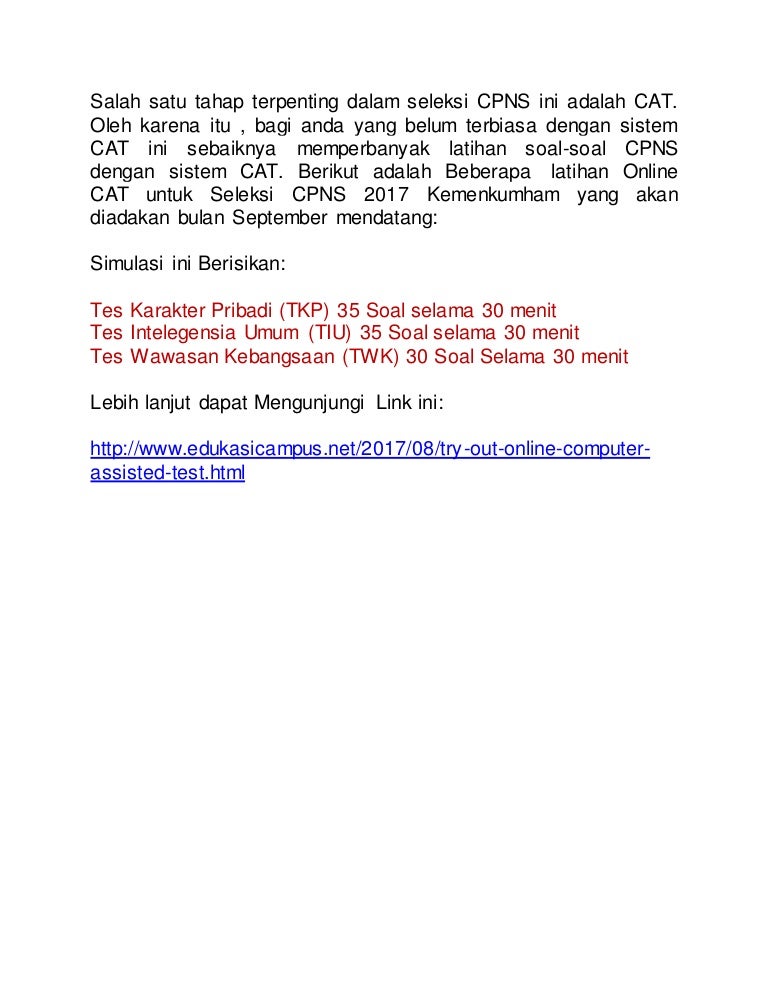 Soal Twk Online Guru Paud Soal Twk Online Guru Paud