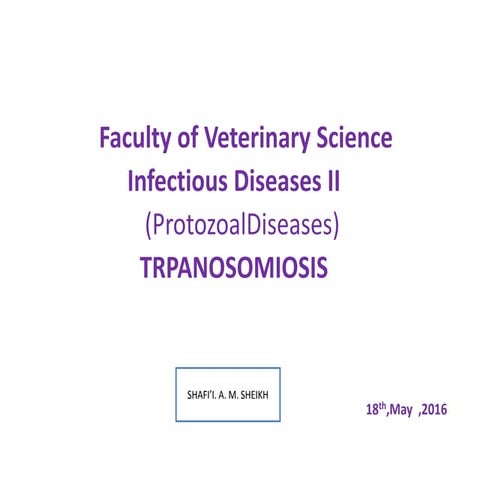 Trypanosomiosis