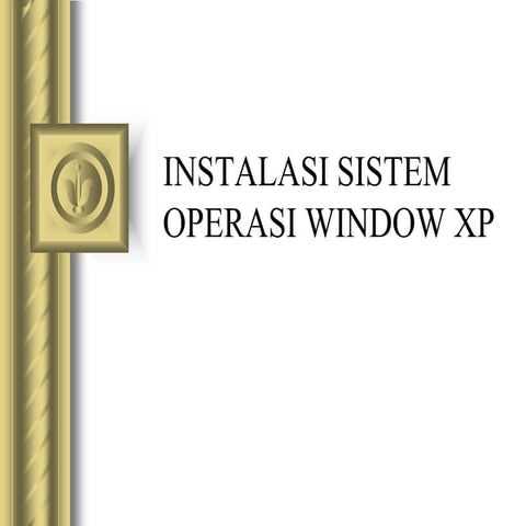 Ts instalasi sistem operasi window xp