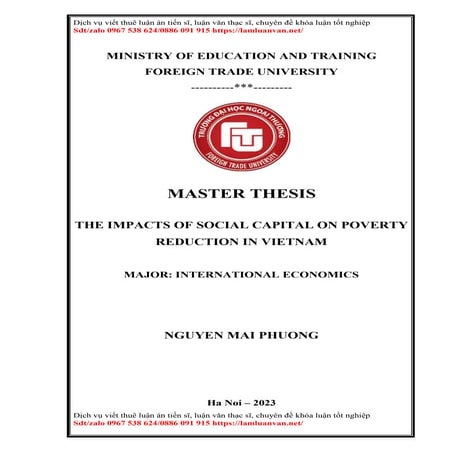 THE IMPACTS OF SOCIAL CAPITAL ON POVERTY REDUCTION IN VIETNAM | DOCX