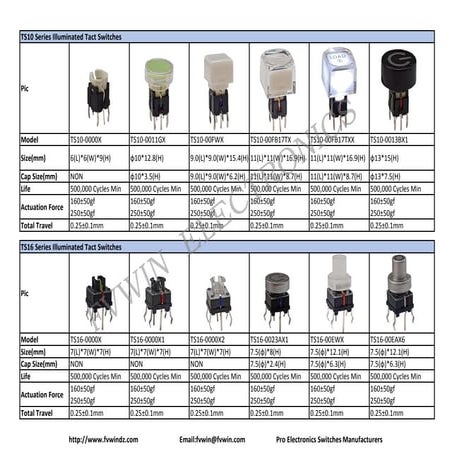 Latching Or Momentary Illuminated push button switches | PDF